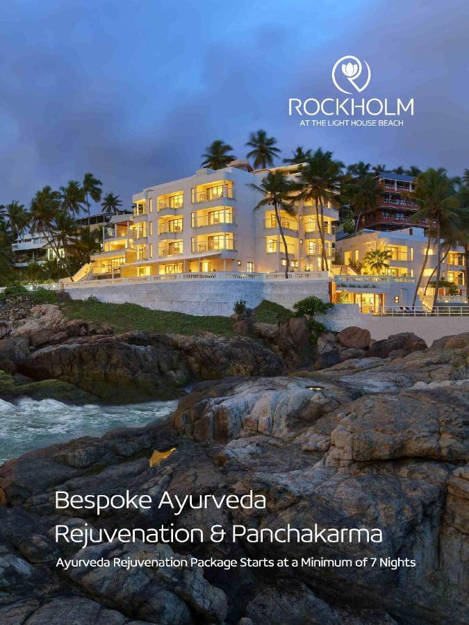Rockholm At The Light House Beach โกวาลัม ภายนอก รูปภาพ